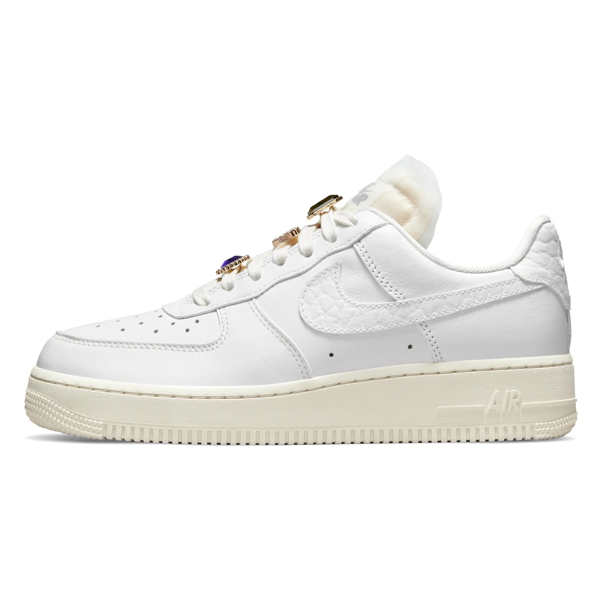 NIKE DN5463-100 Air Force 1 Low Premium Men Summit White/Summit White-SEA Glass UK 6