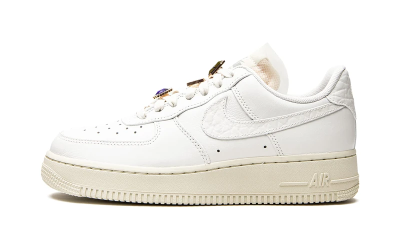 NIKE DN5463-100 Air Force 1 Low Premium Men Summit White/Summit White-SEA Glass UK 5 - Image 1