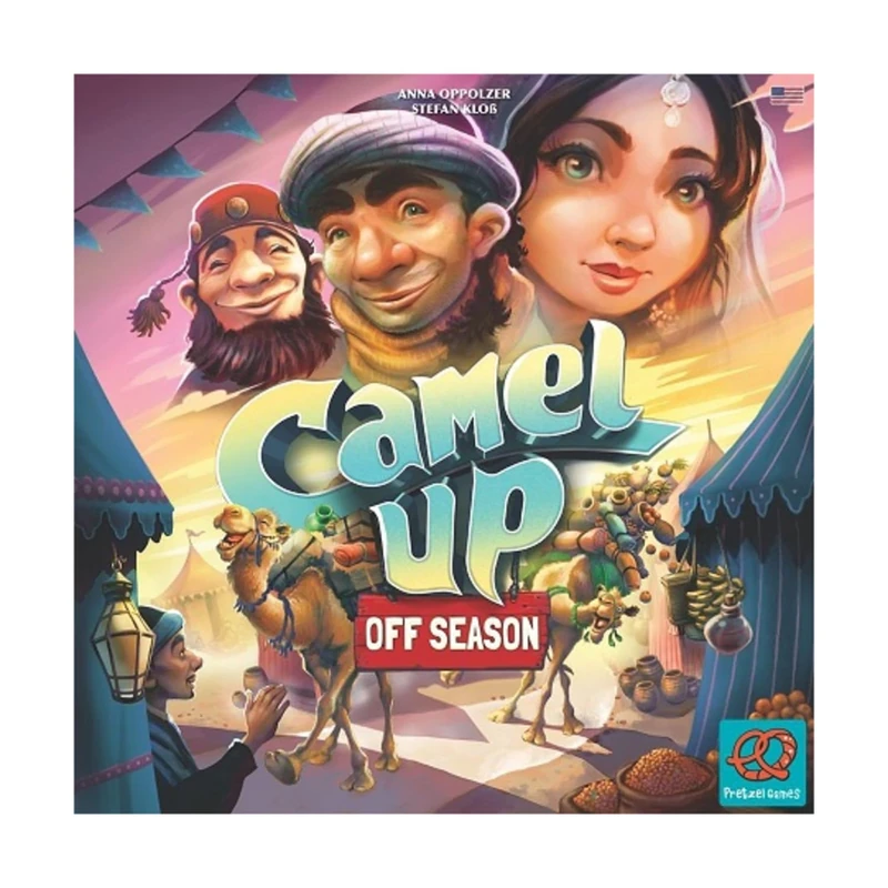Plan B Games , Camel Up: Off Season , Board Game , Ages 8+ , 3-5 Players , 45 Minutes Playing Time,PBGPZG20090EN