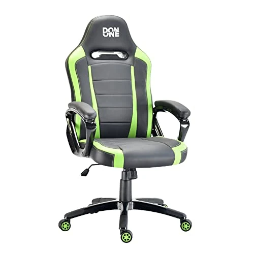 DON ONE - Belmonte Gaming Chair Black/Green - Image 1