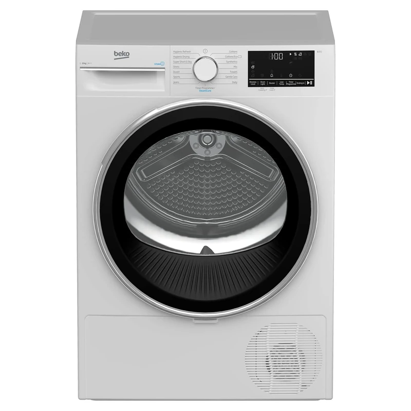 Beko B3T4823DW 8Kg Heat Pump Tumble Dryer - White - A++ Rated