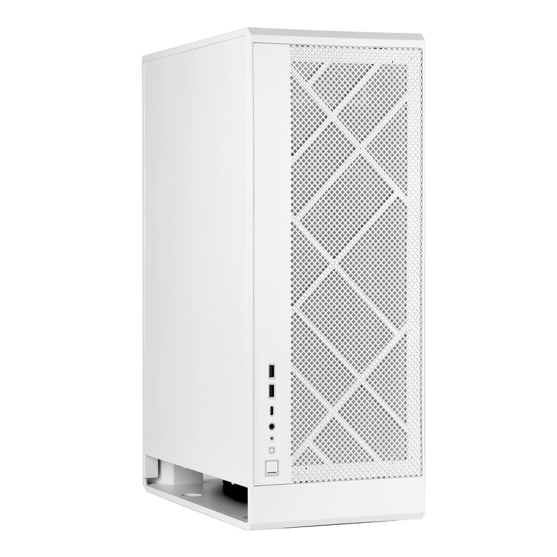 SilverStone Technology ALTA G1M, White, Micro-ATX tower with stack effect design, 180mm x 1 Air Penetrator fan included, SST-ALG1MW