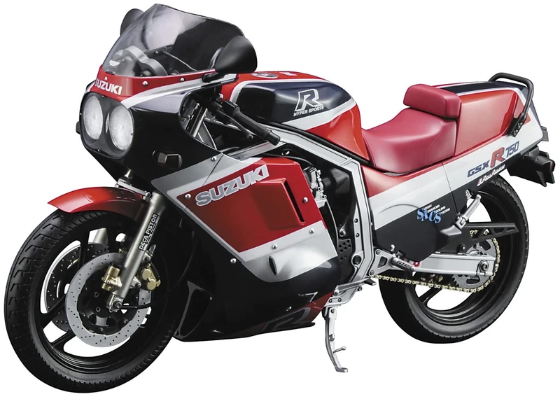 Hasegawa 1:12 Suzuki GSX-R750(G) (Gr71G) Red-Blue Colour