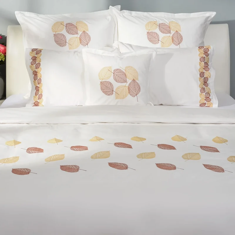 Deco Mex Otono 7-Piece Bed Set 200 x 220 cm Ivory, Beige, Brown