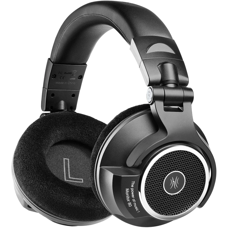 OneOdio Monitor 80 Professional Open-Back Premium Headphones Over Ear, Superior High-precision Sound 10-40k Hz Frequency Response, 2 Detachable Cable for mastering, studio and critical listening