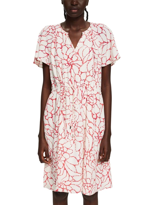 ESPRIT Women's 052EO1E339 Dress, 058/ICE 4, 36