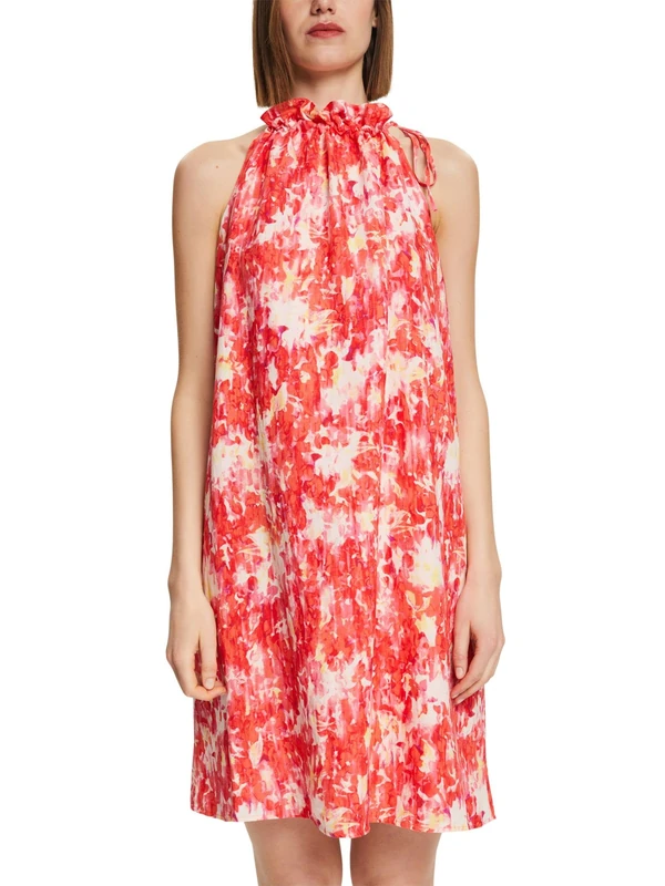ESPRIT Collection Women's 052EO1E335 Dress, 634/RED 5, 36