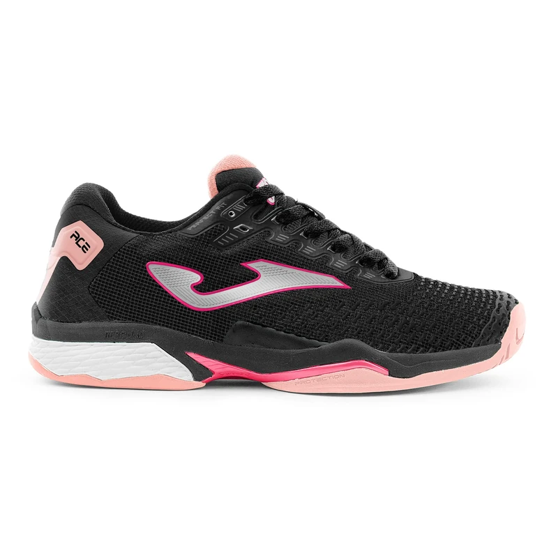 Joma Women's Ace Pro Lady-Tenis Tennis Shoes, Black, 8.5 UK