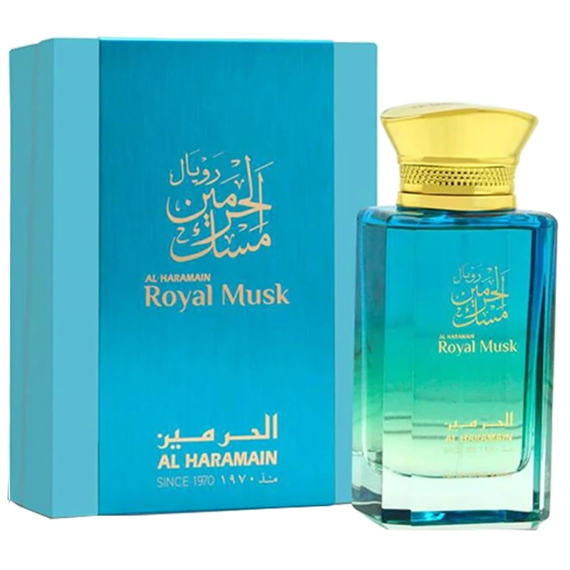 Al Haramain Royal Musk 100ml – Eau de Parfum for Women & Men – Long-Lasting Fresh Musk Fragrance – Luxury Arabian Perfume Spray