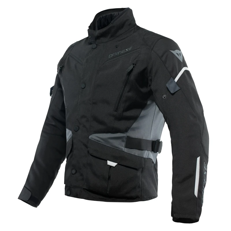 Dainese - Tempest 3 D-Dry, Men's Motorcycle Touring Jacket, Waterproof Jacket, Removable Thermal Lining, Protections On Shoulders And Elbows, Black/Black/Ebony, 64