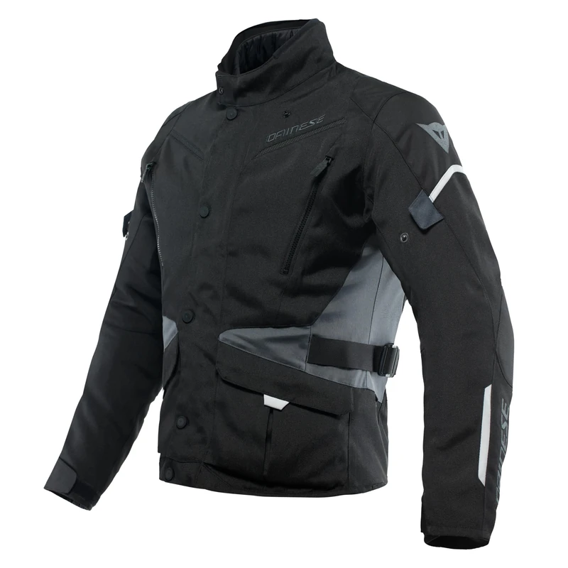 Dainese - Tempest 3 D-Dry, Men's Motorcycle Touring Jacket, Waterproof Jacket, Removable Thermal Lining, Protections On Shoulders And Elbows, Black/Black/Ebony, 56