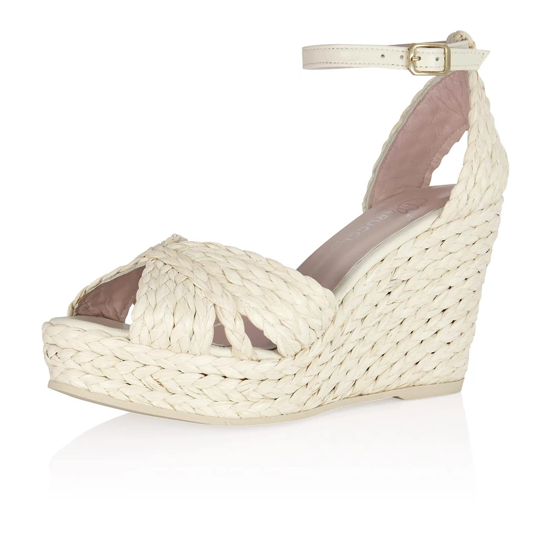 Fiarucci Woman's Louna - Espadrilles, Perle Creme - Gr. 36 (UK 3)