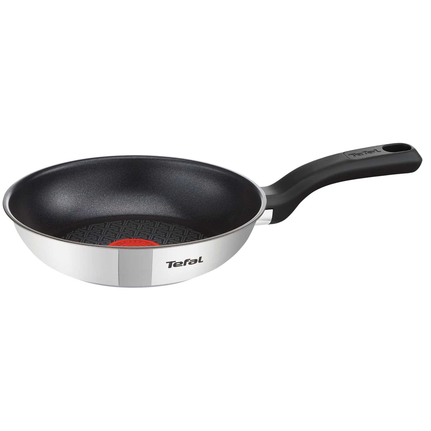 Tefal Comfort Max 20 cm Frying Pan, High Quality Stainless Steel, Thermo-Spot Temperature Indicator, Non-Stick Coating, Induction G7260244