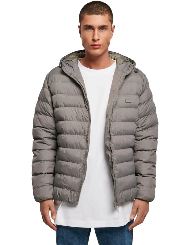 Urban Classics Men's Basic Bubble Jacket Jacket, asphalt, 3XL
