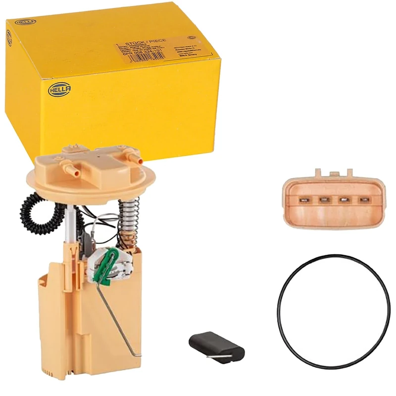 HELLA 8TF 358 146-831 Fuel Feed Unit - Electric - 4-pin connector - with gasket/seal/with fuel sender unit