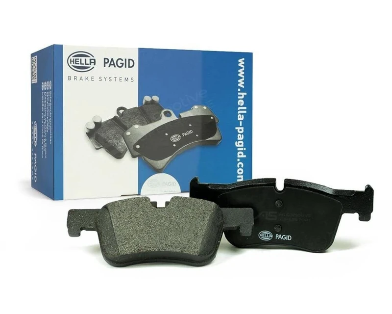 HELLA 8DB 355 024-871 Brake pad set - incl. wear warning contact - T2499 - for e.g. CITROEN/FIAT/PEUGEOT