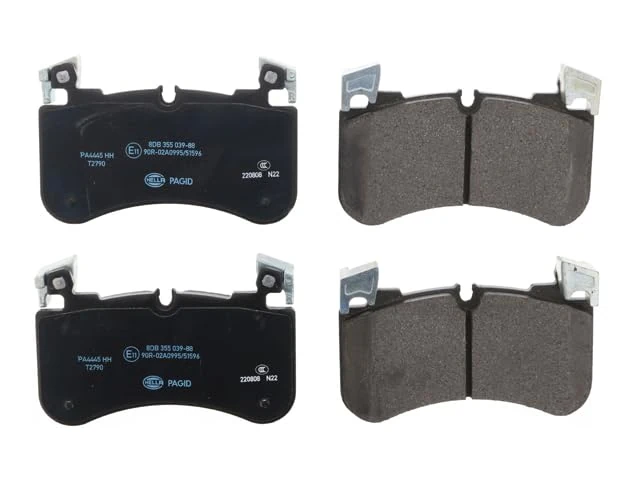 HELLA 8DB 355 039-881 Brake pad set - prepared for wear warning indicator - T2790 - for e.g. LAND ROVER - Image 1