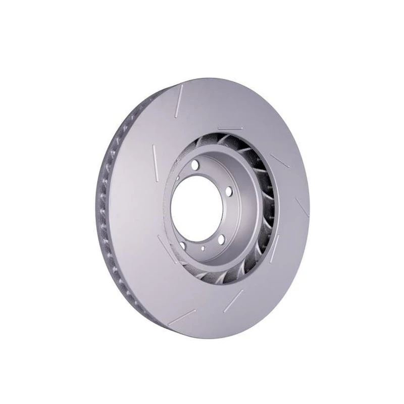 HELLA 8DD 355 133-631 Brake Disc - 55139PRO_HC - High-carbon - Coated - 360mm - 36mm - slotted/internally vented - for e.g. PORSCHE