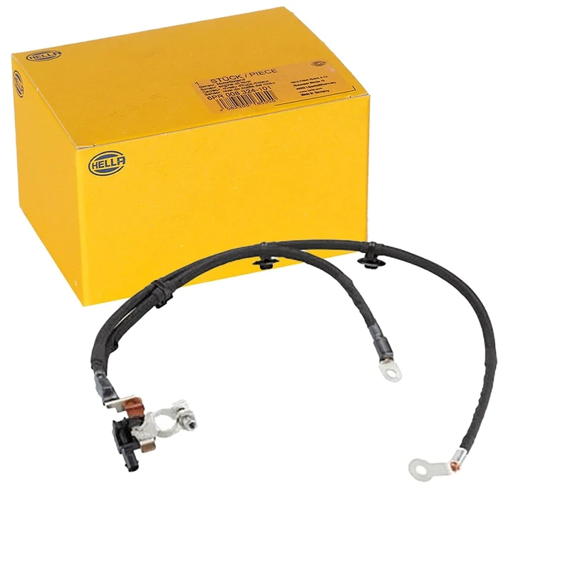 HELLA 6PK 010 544-911 Sensor, battery management - 12V - Bolted - Cable: 410/660mm