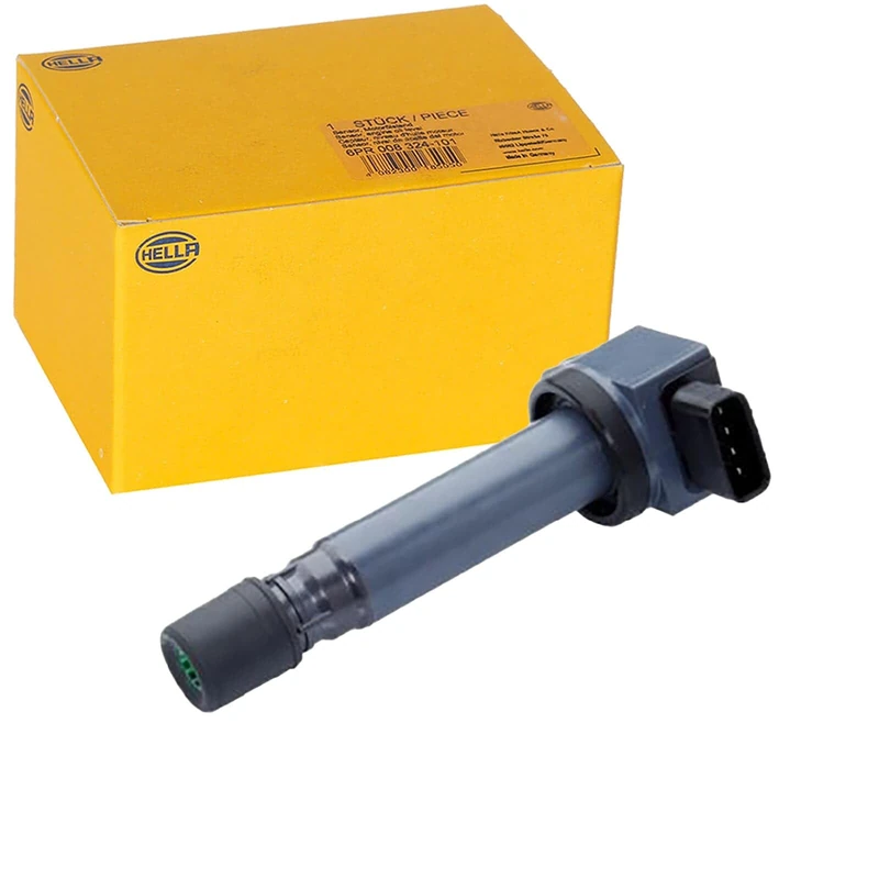 HELLA 5DA 358 168-101 Ignition Coil - 4-pin connector - Flush-Fitting Pencil Ignition Coils - Bolted - Image 1