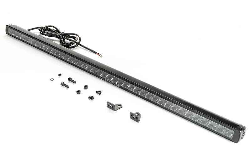 HELLA 1FJ 358 176-321 LED-Spotlight - Black Magic Slim Lightbar 40" - 12/24V - mounting - Cable: 2000mm - Plug: open cable ends