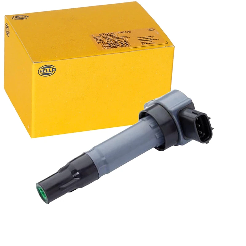 HELLA 5DA 358 168-131 Ignition Coil - 14V - 3-pin connector - Flush-Fitting Pencil Ignition Coils - Bolted