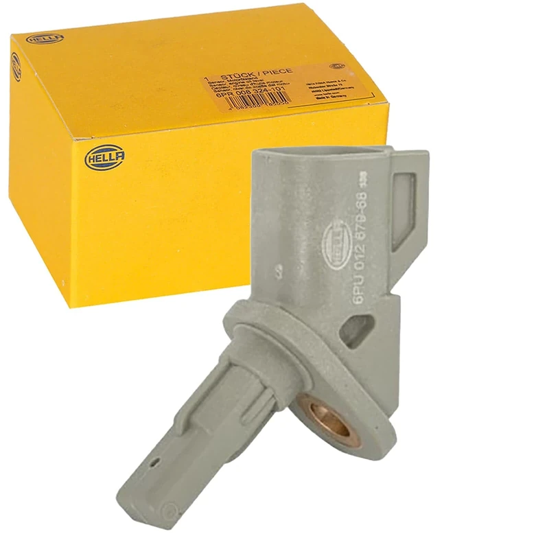 HELLA 6PU 012 679-681 Sensor, wheel speed - 12V - 2-pin connector - Front Axle Right - without cable