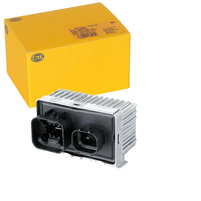 HELLA 4RV 008 188-671 Control Unit, glow plug system - 12V - 9-pin connector - Number of Cylinders: 4