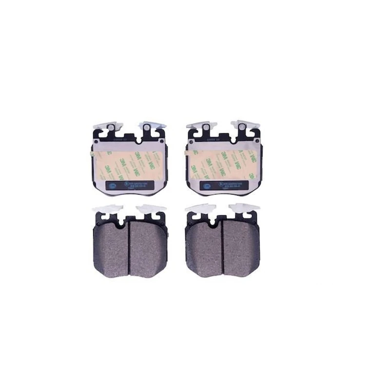 HELLA 8DB 355 039-461 Brake pad set - prepared for wear warning indicator - T2541 - for e.g. BMW