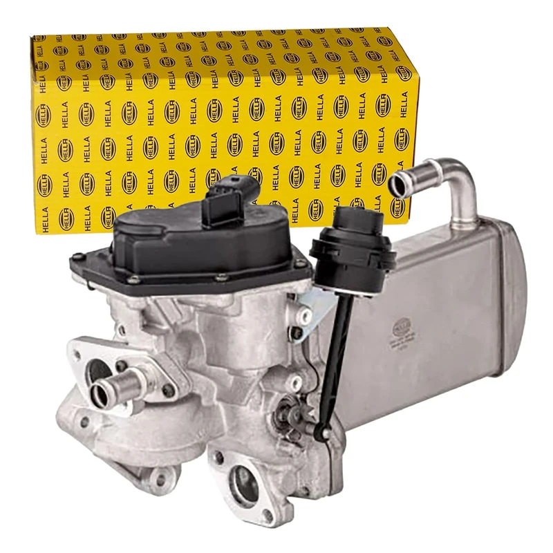 HELLA 6NU 358 167-031 EGR Module - Electric - 5-pin connector - with gaskets/seals/with EGR cooler - with EGR valve