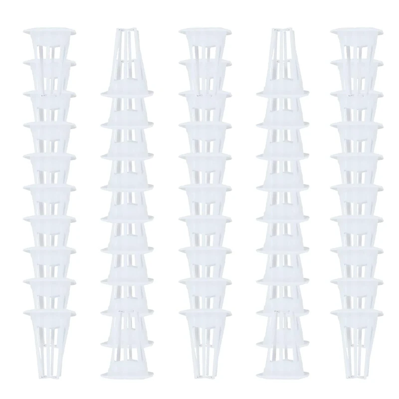 Ambgrow 50pcs Square Grow Baskets for Indoor Hydroponics, Compatible with Part of Idoo, QYO, LYKO Systems