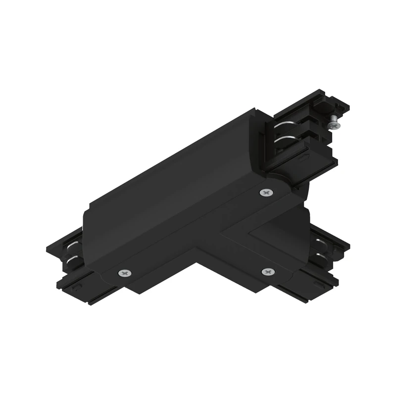 Paulmann ProRail3 91380 Rail System Connector T-Piece Left 167.5 x 101 mm Max. 3,680 W Black Rail Systems Ceiling Rail Metal Plastic