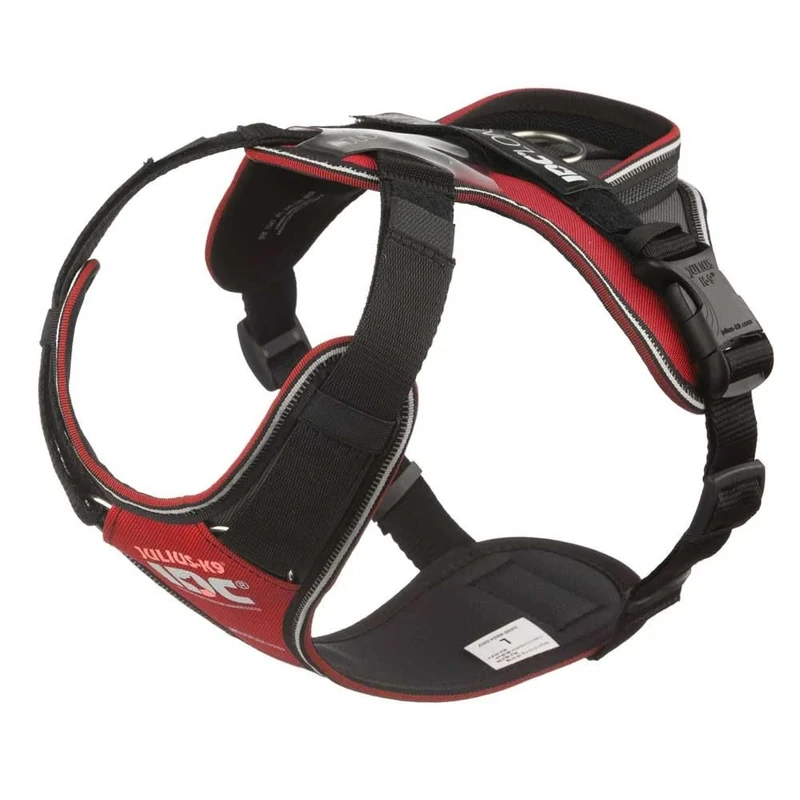 JULIUS-K9 IDC Longwalk Y-Harness, Red-Gray, Size: 2XS
