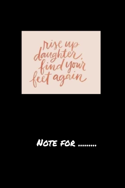xckhgiur776 rise up daughter find your feet again- 120 pages College Ruled Notebook Lined School Journal for girl boy teen