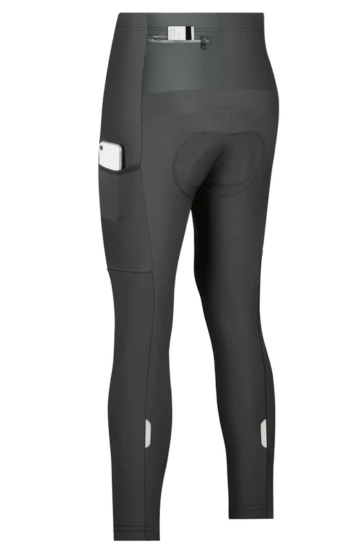 CEROTIPOLAR Thermal Fleece Cycling Tights, Bibs Tights, Bike Bibs Pants for Fall and Cold Winter, Non Bib Pants Black-2, XXL