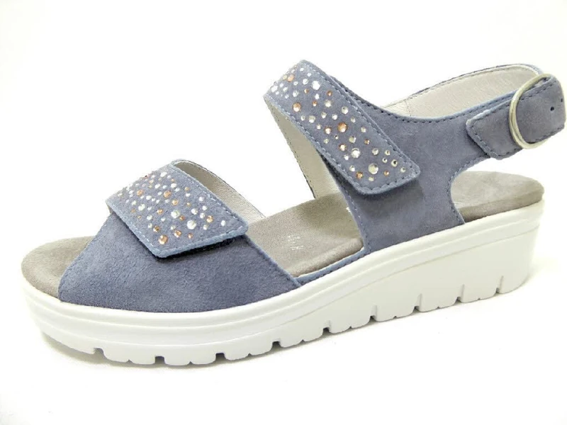 Semler Women's Doris-D6 Sandal, Sky, 7 UK