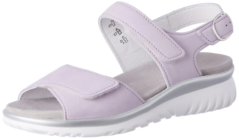 Semler Women's Laura-L7 Sandal, Flieder, 10 UK