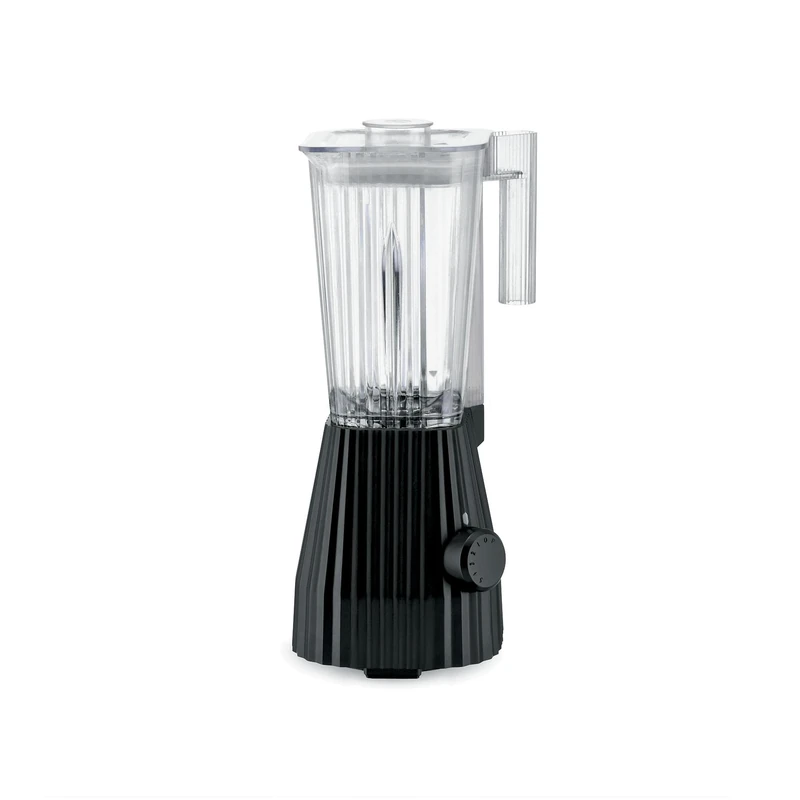 Alessi Plissé MDL09 B/Uk - Blender In Thermoplastic Resin, Black. Graduated Pitcher In Thermoplastic Resin (Pctg). English Plug. 700W