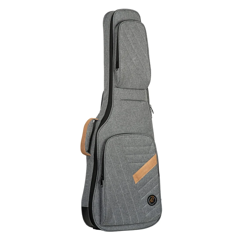 Ortega Deluxe Electric Guitar Gig Bag, Grey (20 mm Padding, Neck Support, Zipper, 102 cm Max Length)