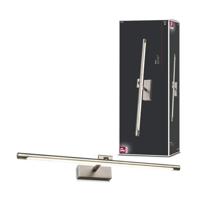 Paulmann Mingo 95563 LED Picture Light 600 mm Including 1 x 11 W Warm White Antique Brass Picture Lighting Metal Lighting System 3000 K