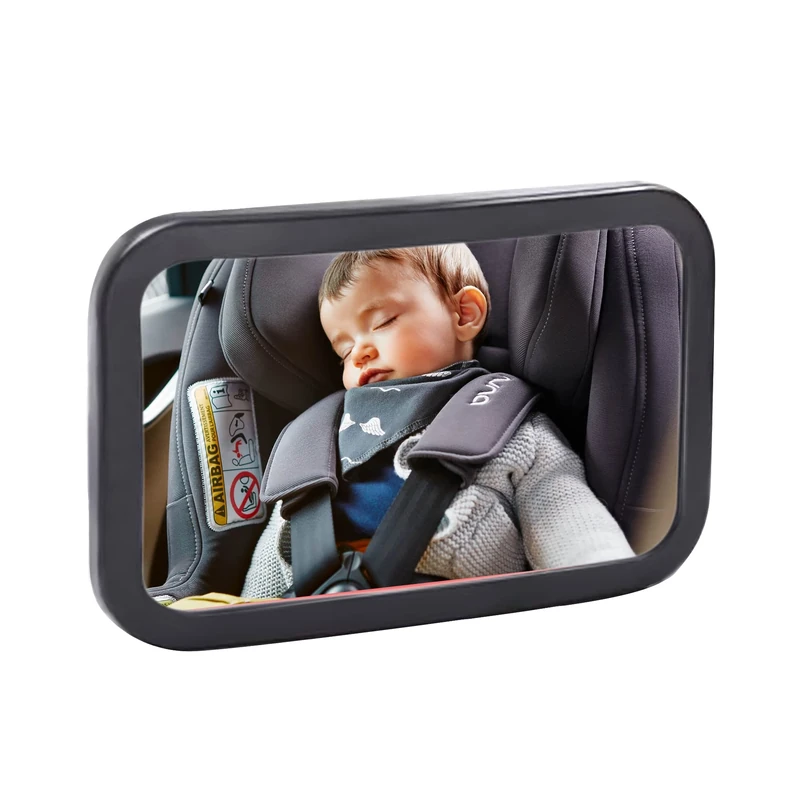 AMOOW Baby Car Mirror - 360 Degree Rotating Rear View Mirror