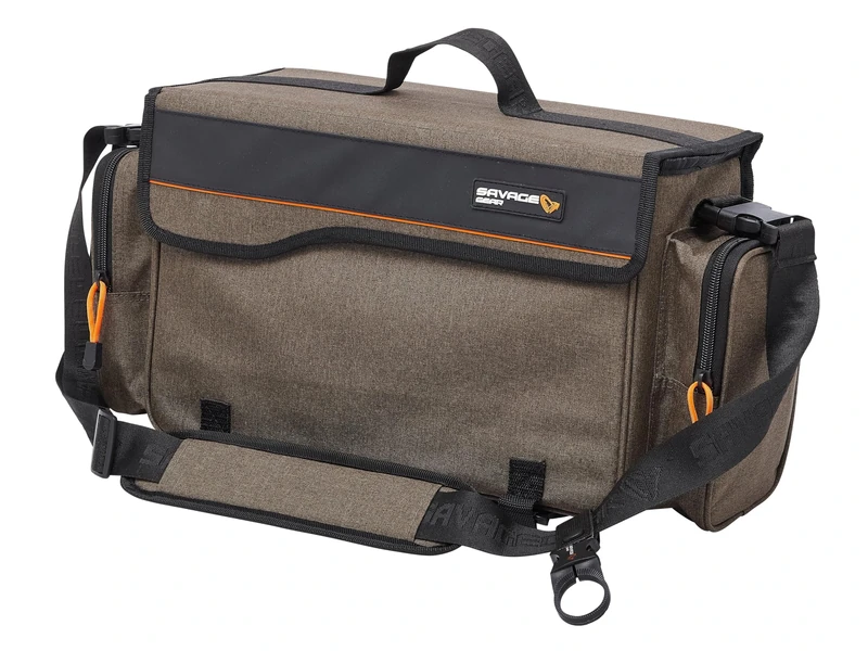 Savage Gear Specialist Shoulder Lure Bag – Compact Fishing Shoulder Bag with UV-Protected Lure Boxes, Ergonomic Strap, Perfect for Mobile Anglers, Boat & Bank Fishing 16L