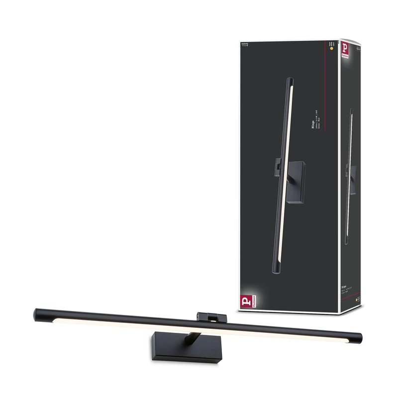 Paulmann Mingo 95565 LED Picture Light 600 mm Including 1 x 11 W Warm White Black Metal Lighting System 3000 K