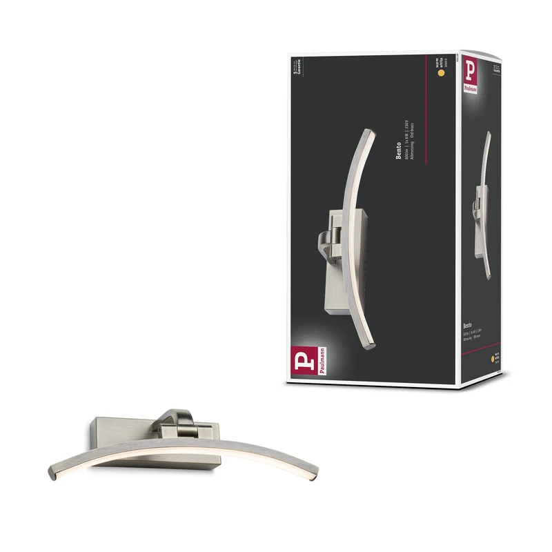 Paulmann 95559 LED picture luminaire Bento 300mm incl. 1x6W Warm white Old brass picture light metal, Plastic Wall lamp 3000K