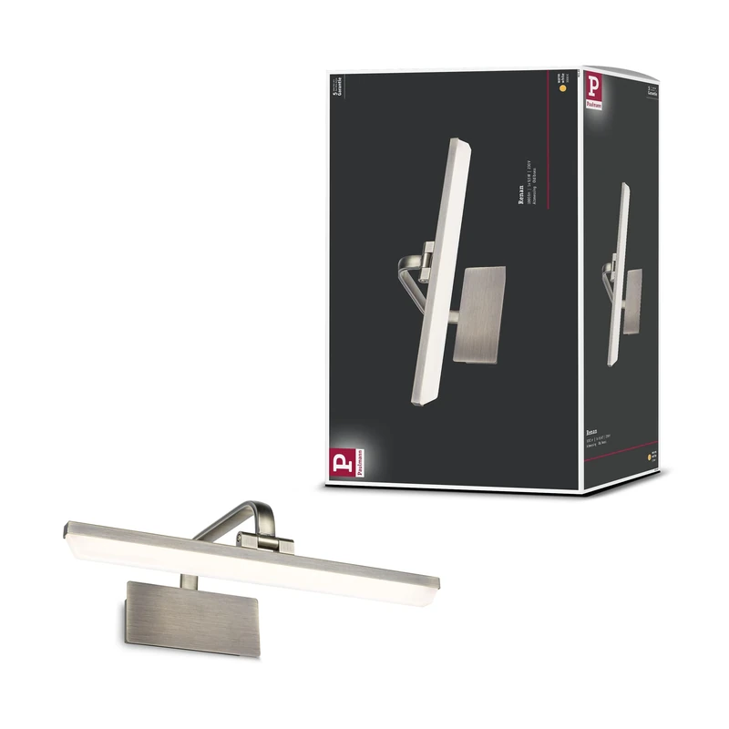 Paulmann 95569 LED picture luminaire Renan 400mm incl. 1x9.5W Warm white Old brass Picture light Metal, Acrylic Wall lamp 3000K