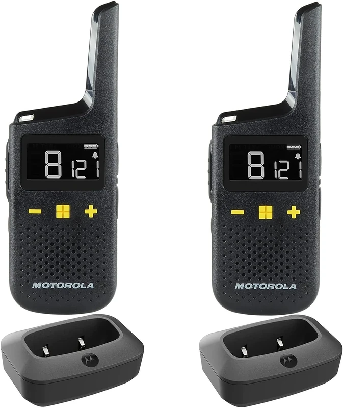 Motorola XT185 PMR446 Licence Free Two Way Walkie Talkie Business Radio – Black (Pack of 2)