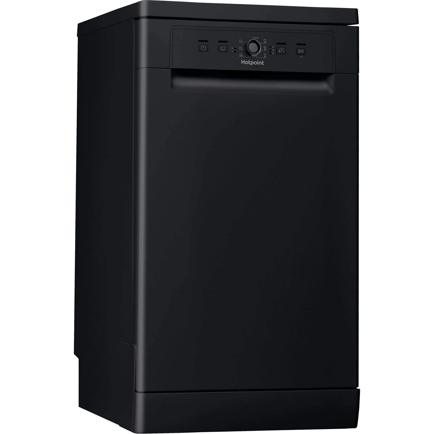 Hotpoint Aquarius 10 Place Settings Freestanding Dishwasher - Black