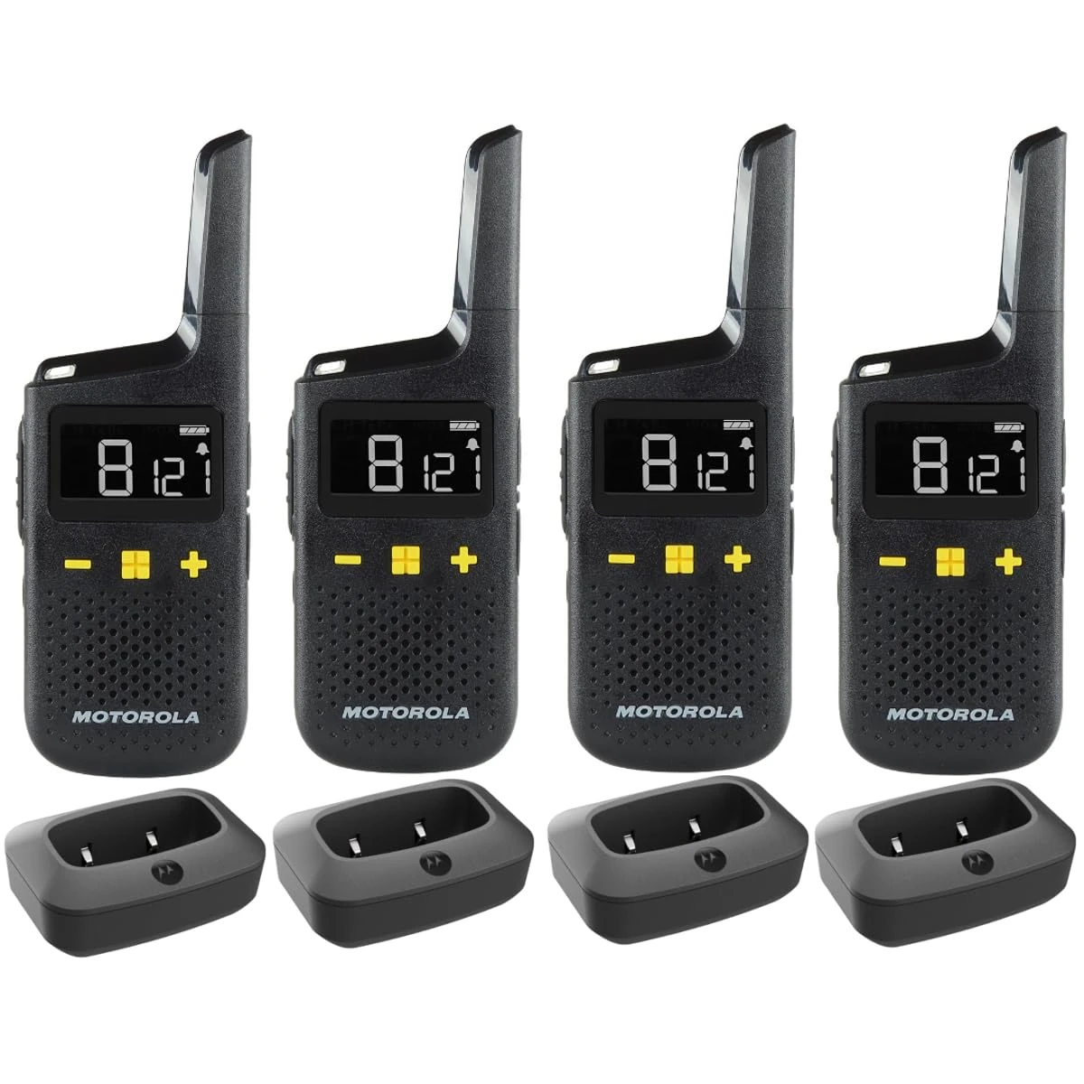 Motorola Two Way Radio PMR446 Walkie Talkie Business Radio XT185 - Quad Pack