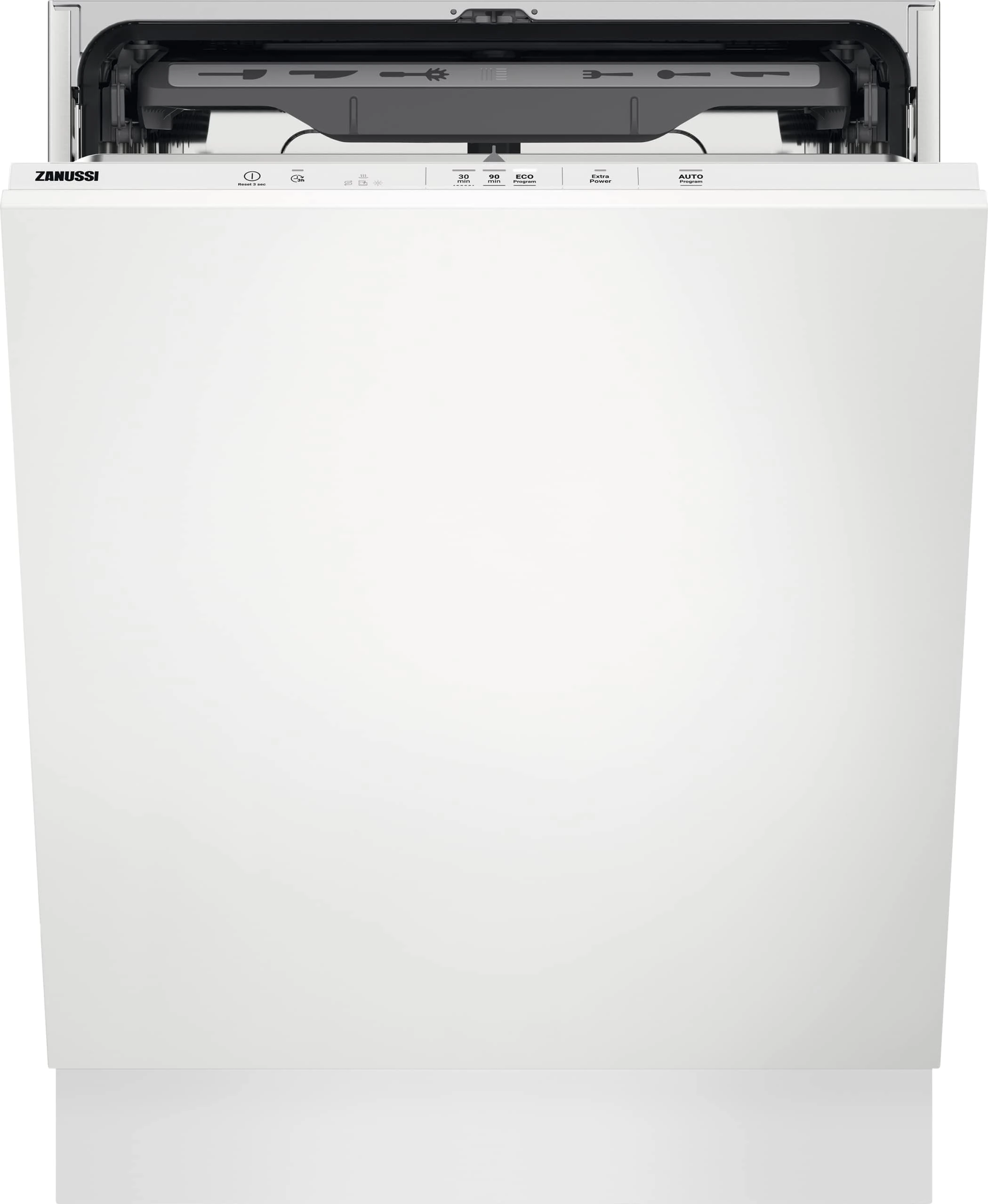 Zanussi Built-In Intergrated Dishwasher ZDLN2621 / 14 place settings/Full size White