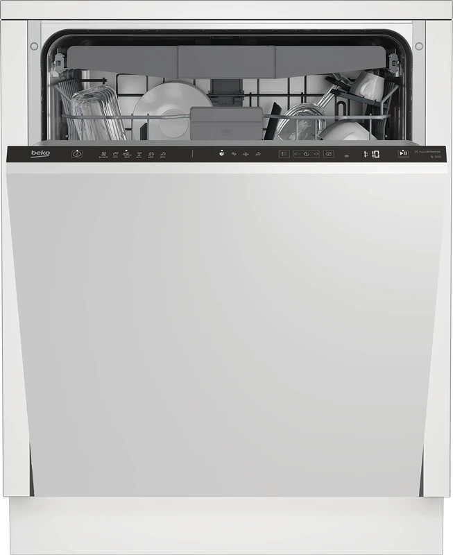 BEKO BDIN36520Q Fully Integrated Standard Dishwasher - Black Control Panel - E Rated